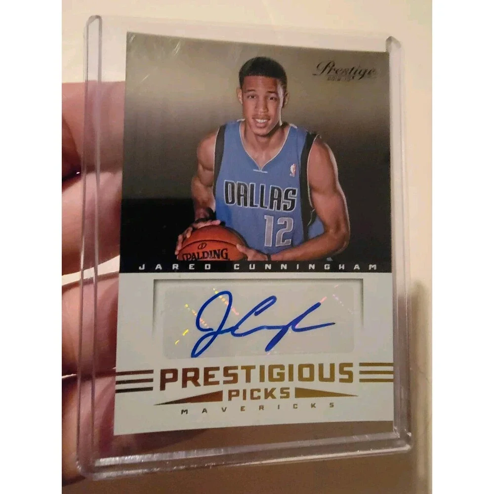 2012-13 Prestige JARED CUNNINGHAM Prestigious Picks AUTO RC Mavericks Beavers